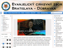 Tablet Screenshot of ecavdubravka.sk